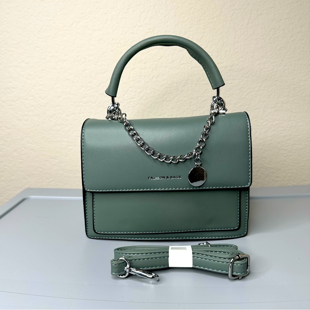 Green Fashion Handbag